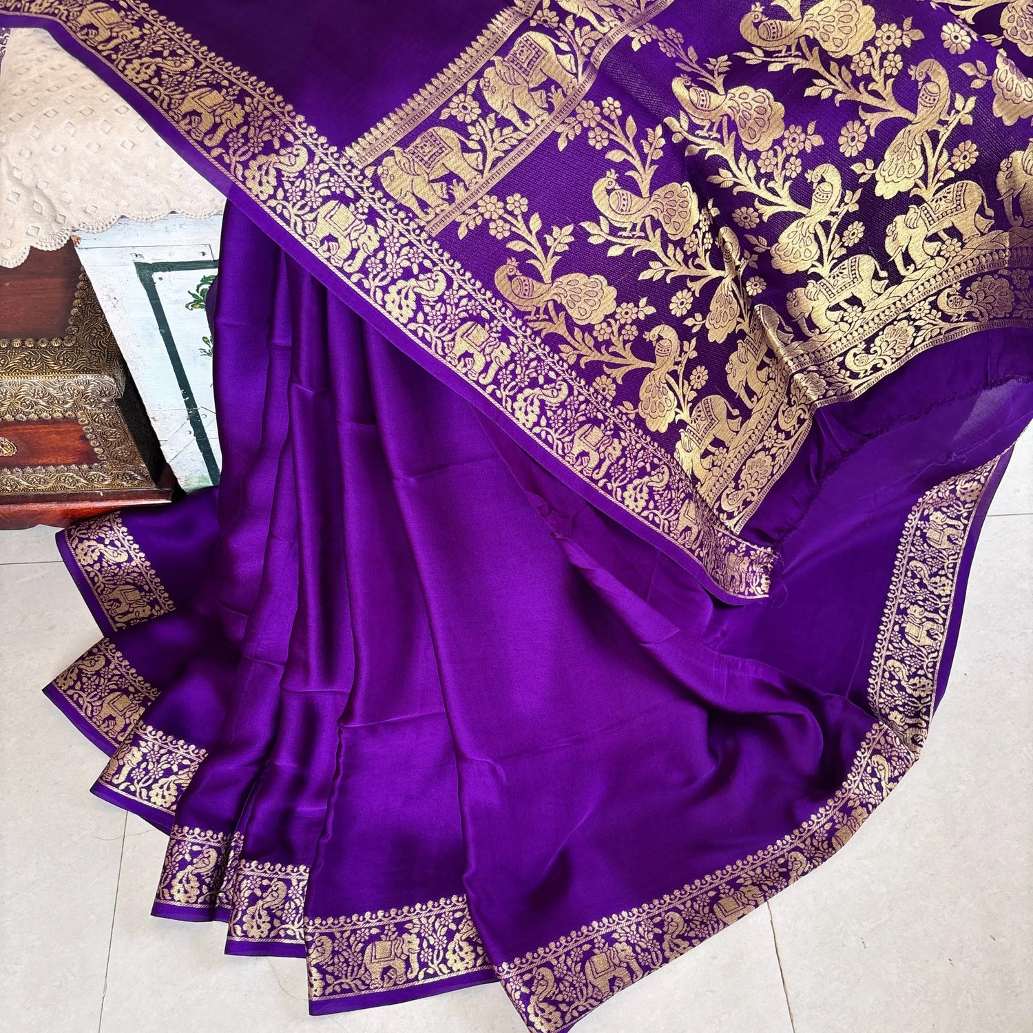 Modal silk - Rupacj Designs - Luxury Sustainable Indian womenswear | Artisan made | Slow Fashion- Occasion wear| Handcrafted In India