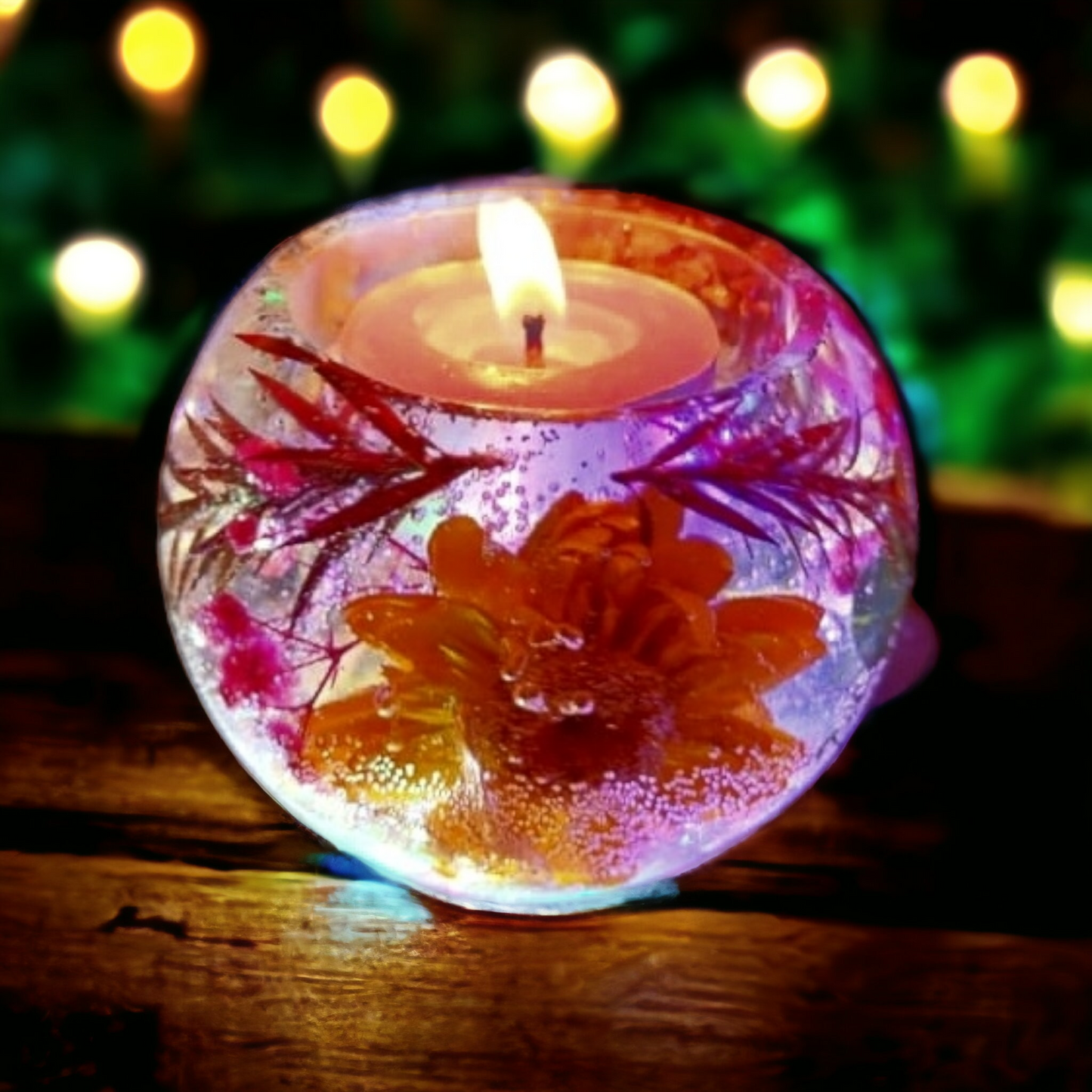 Lotus Tealight Resin Candle Holders