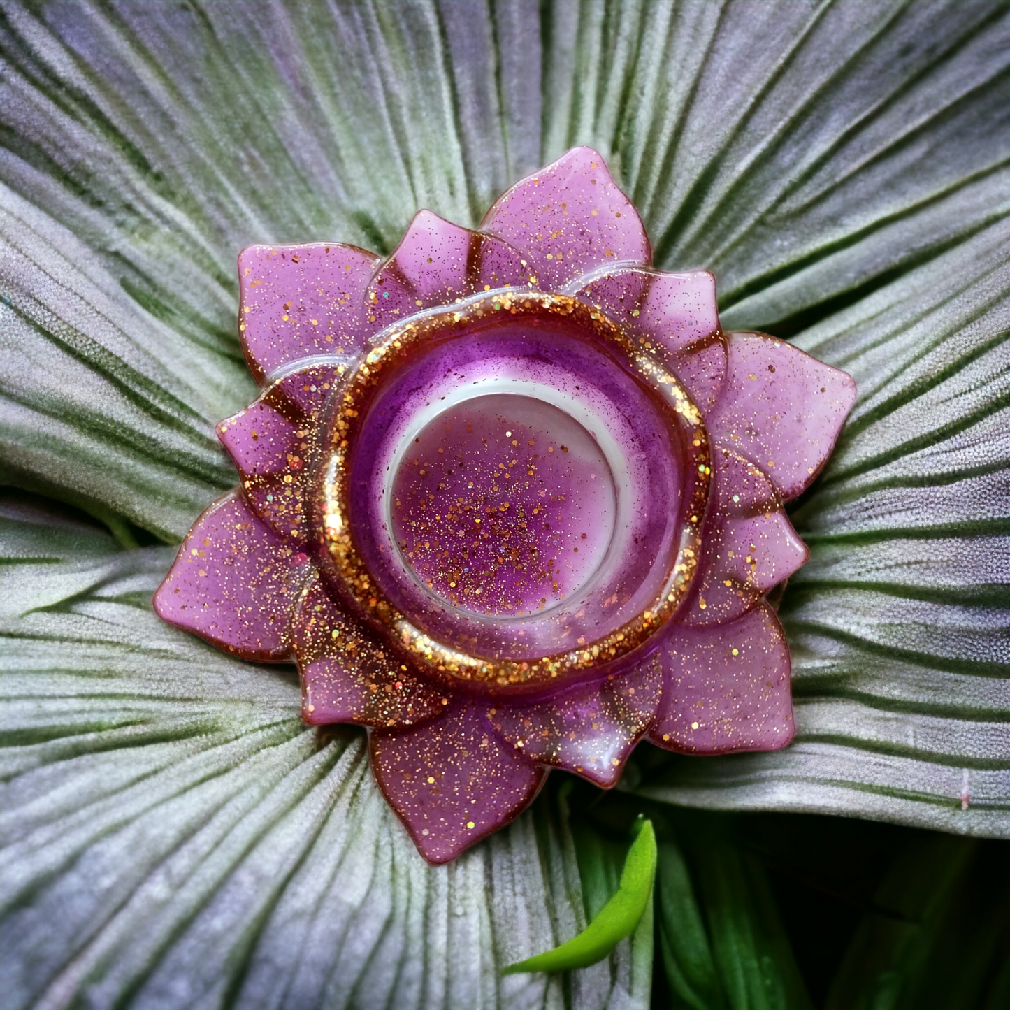 Lotus Tealight Resin Candle Holders