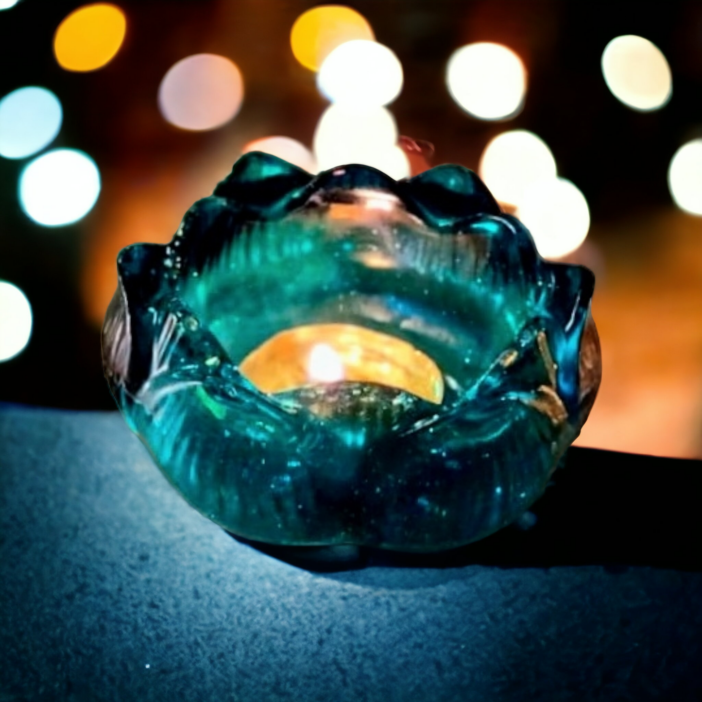 Lotus Tealight Resin Candle Holders