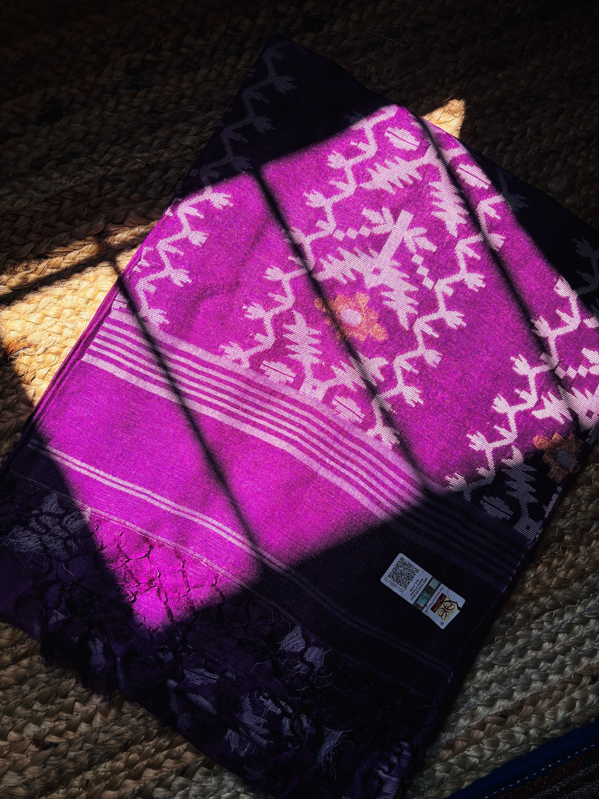 Pure Tussar silk saree - Rupacj Designs - Luxury Sustainable Indian womenswear | Artisan made | Slow Fashion- Occasion wear| Handcrafted In India