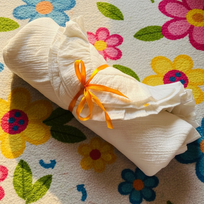 Organic cotton summer blankets for kids - Rupacj Designs - Luxury Sustainable Indian womenswear | Artisan made | Slow Fashion- Occasion wear| Handcrafted In India
