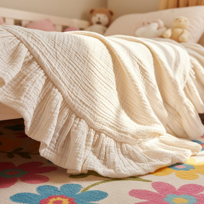 Organic cotton summer blankets for kids - Rupacj Designs - Luxury Sustainable Indian womenswear | Artisan made | Slow Fashion- Occasion wear| Handcrafted In India