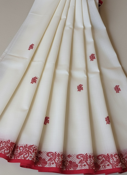 pure cotton handloom Baluchari saree - Rupacj Designs - Luxury Sustainable Indian womenswear | Artisan made | Slow Fashion- Occasion wear| Handcrafted In India