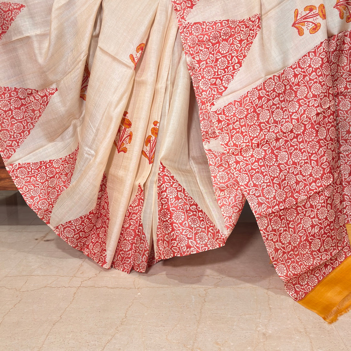 Jaswanti Pure tussar Silk Saree